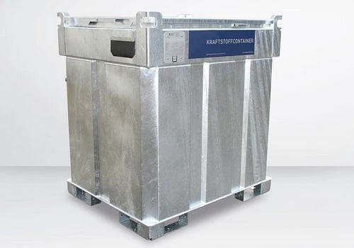 Système mobile de réservoir diesel DENIOS KI-D double paroi 770 litres avec pompe 12/24V 278-996 commander à bas prix