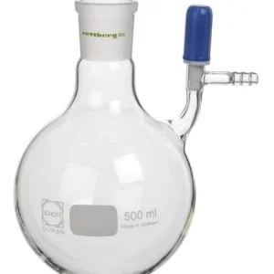 Flacon Schlenk azote Rettberg 2000 ml manchon NS 29/32 valve latérale PTFE 0 - 3 mm et olive 8 mm verre borosilicaté 3.3 1...