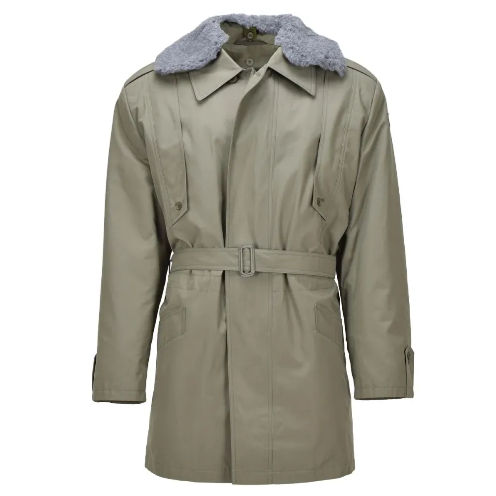Protection thermique Parka de campagne d'origine de l'armée tchèque M85 Veste d'hiver olive avec doublure NEUF