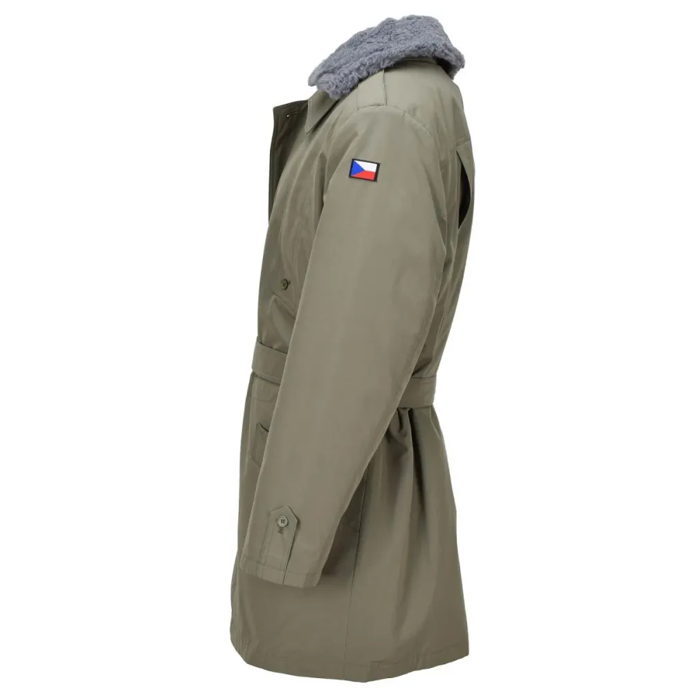 Protection thermique Parka de campagne d'origine de l'armée tchèque M85 Veste d'hiver olive avec doublure NEUF