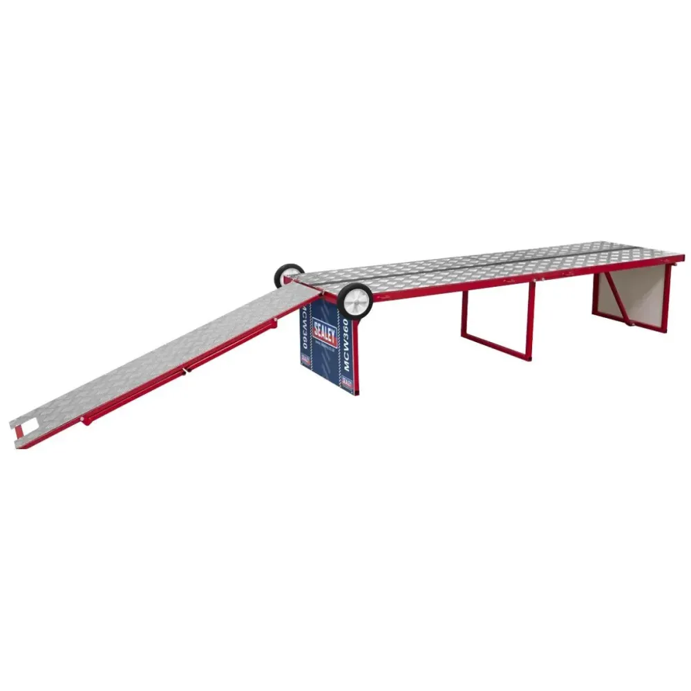 Sealey MCW360 Motorcycle Compact Folding Workbench/Pit Table 360Kg
