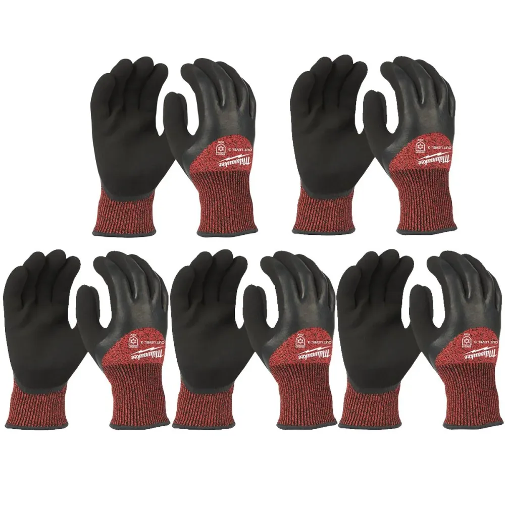 Haute Protection Milwaukee 4932479707 Winter Cut C Gloves Size 7/S Pack 5