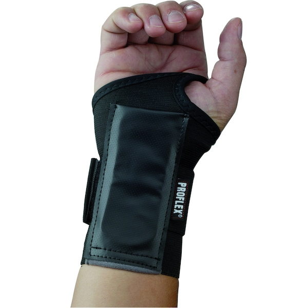 Sécurise poignet pour main droite PROFLEX 4000 - M - noir - ERGODYNE