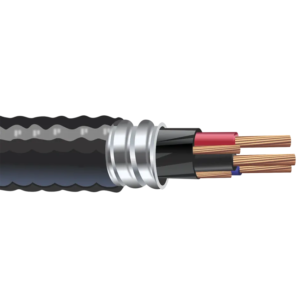 500' 12/5 TECK90 Copper Conductor En alu Interlocked Armor Ground 600V