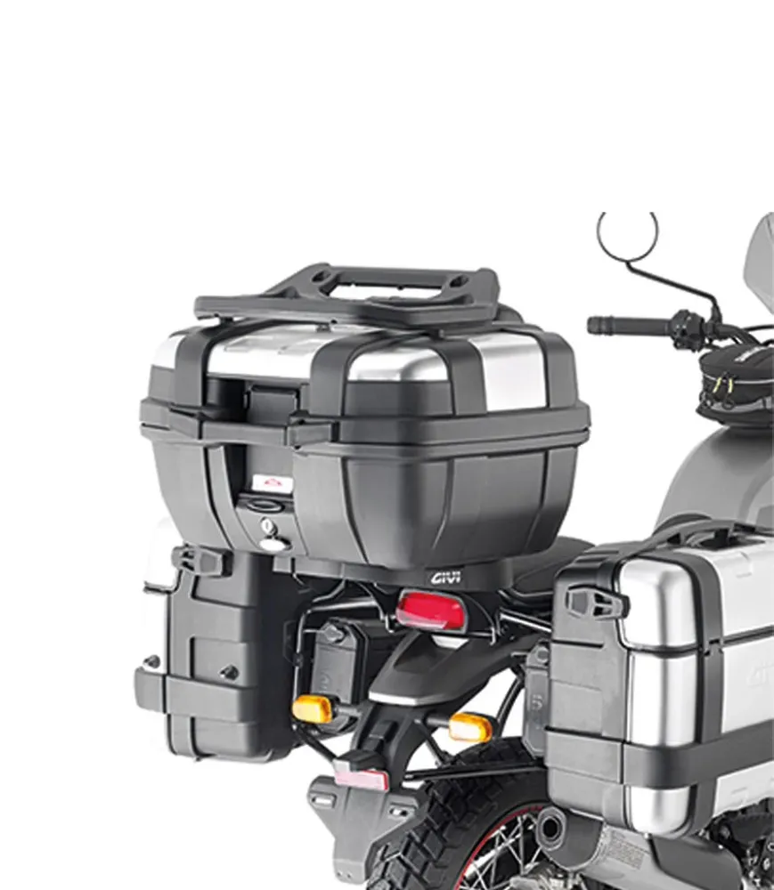 Bâche de protection Befestigung spezifischer Hinterbau für Scram 411 für Motorradkoffer Givi
