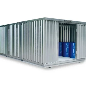 Combinaison de réservoir SÄBU SAFE 3000 (installation à l'extérieur) galvanisée démontée 3050 x 6520 x 2300 mm ou...