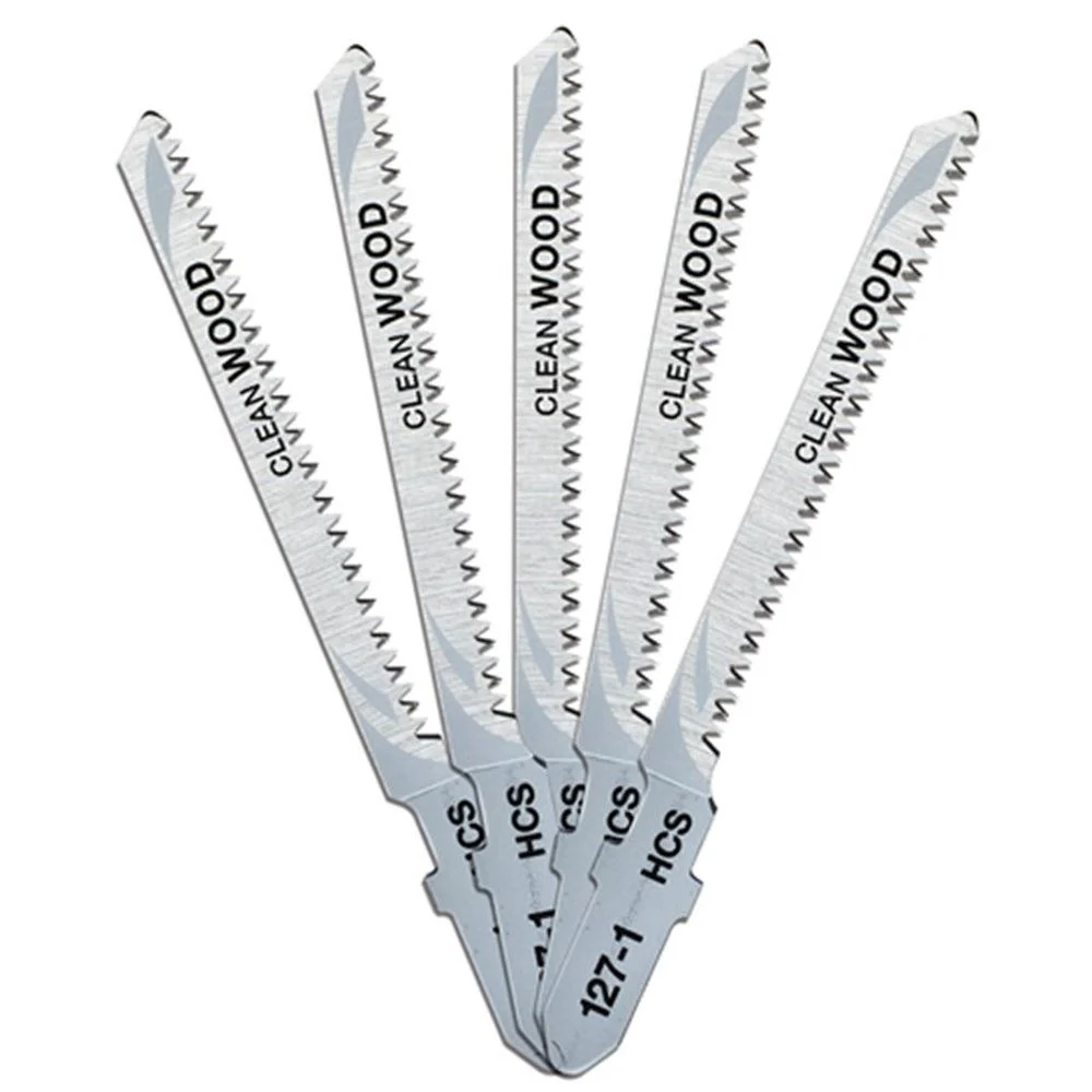 DeWalt 76mm HCS T-Shank Scroller Jigsaw Wood Cutting Blades DT2168-QZ Pack 5