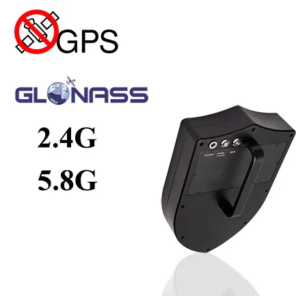 Haute Protection Dispositif anti-drone portatif 55W - 1,5 kg 2 km 2,4 G 5,8 G GPS GLONASS Perfect Defender Shield Drone sy...