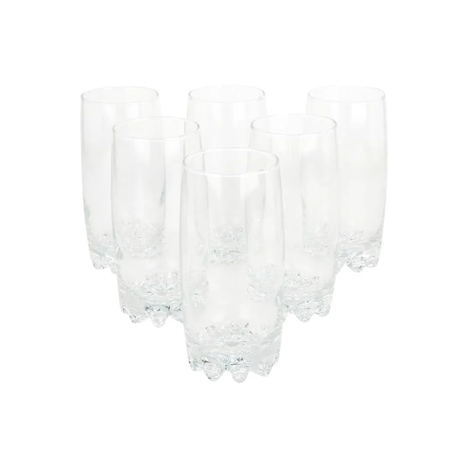 Pasabahce Sylvana 6 Piece 385ml Hiball Tumbler Set Clair