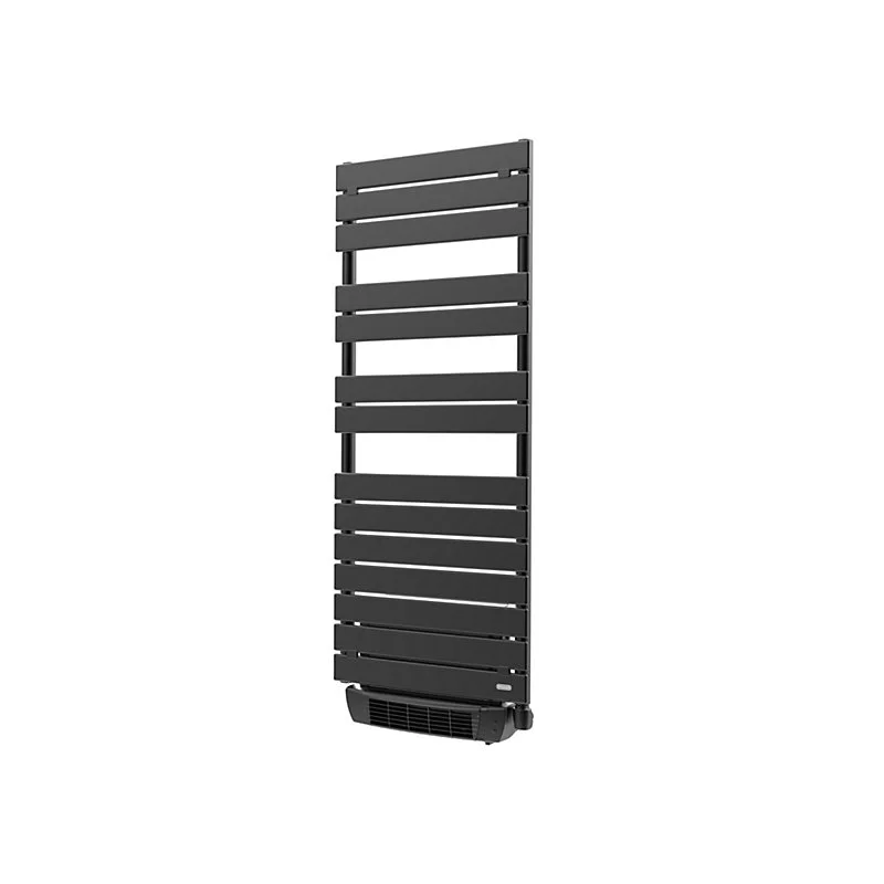 Professionnel Sèche-serviettes électrique à inertie fluide De'Longhi Ghibli noir 700W + soufflerie 1000W