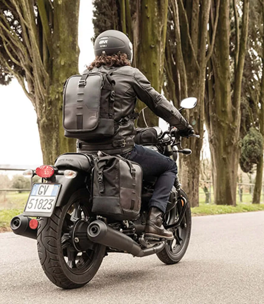 Protection pare-brise Motorradtaschen Laterale + Unterstützung Corium - GIVI