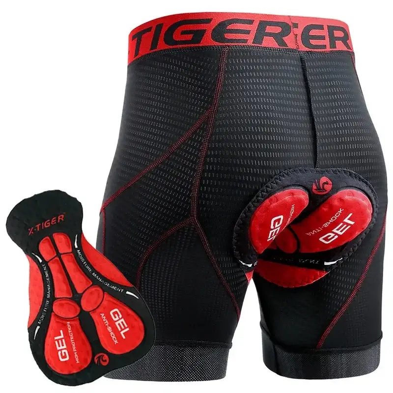 Sous-vêtements X-Tiger Velo avec rembourrage en gel, respirants | Résistant aux UV | Anti-déchirure