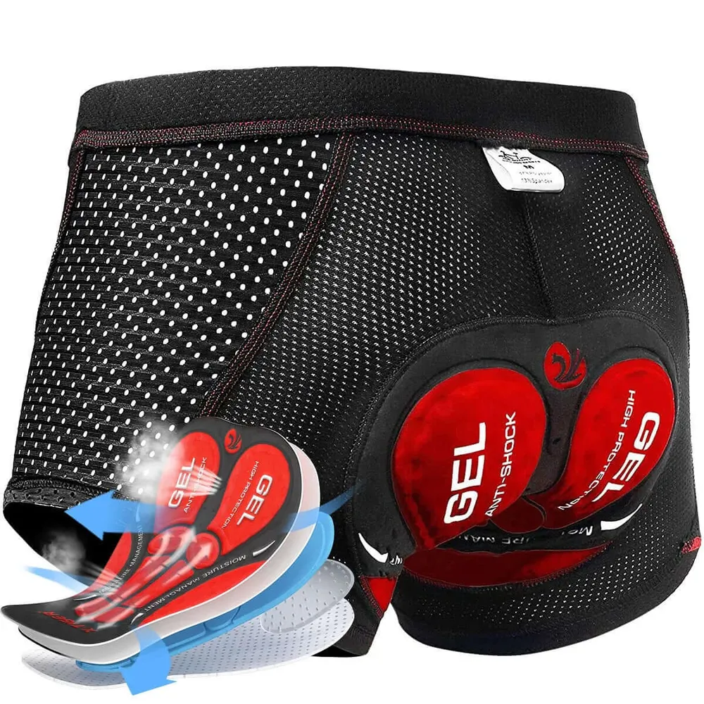 Sous-vêtements X-Tiger Velo avec rembourrage en gel, respirants | Résistant aux UV | Anti-déchirure