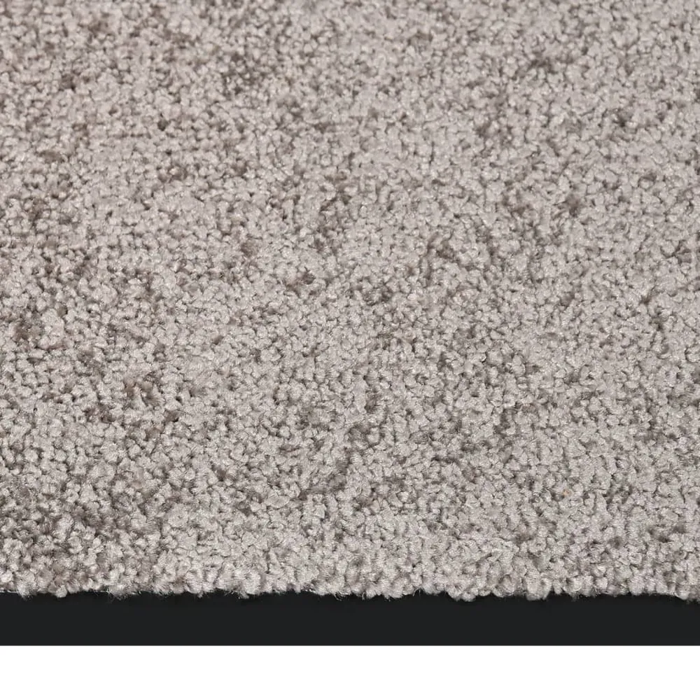 Paillasson dessous antidérapant 40 x 60 cm PP torsadé gris et vinyle DEC040593