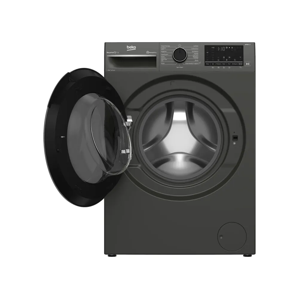 Beko 9kg Front Loader Washing Machine Manhattan Grey
