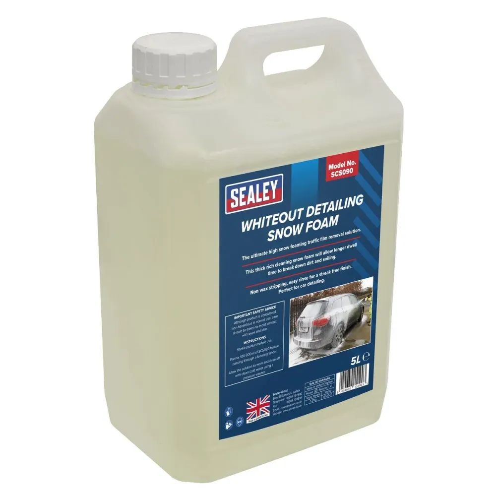 Sealey PW1610COMBO Pressure Washer 230V/1200W Snow Foam