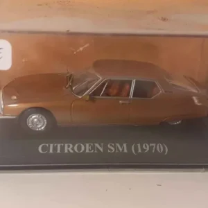 Certifié CE Citroën SM marron de 1970 (boite plexi)