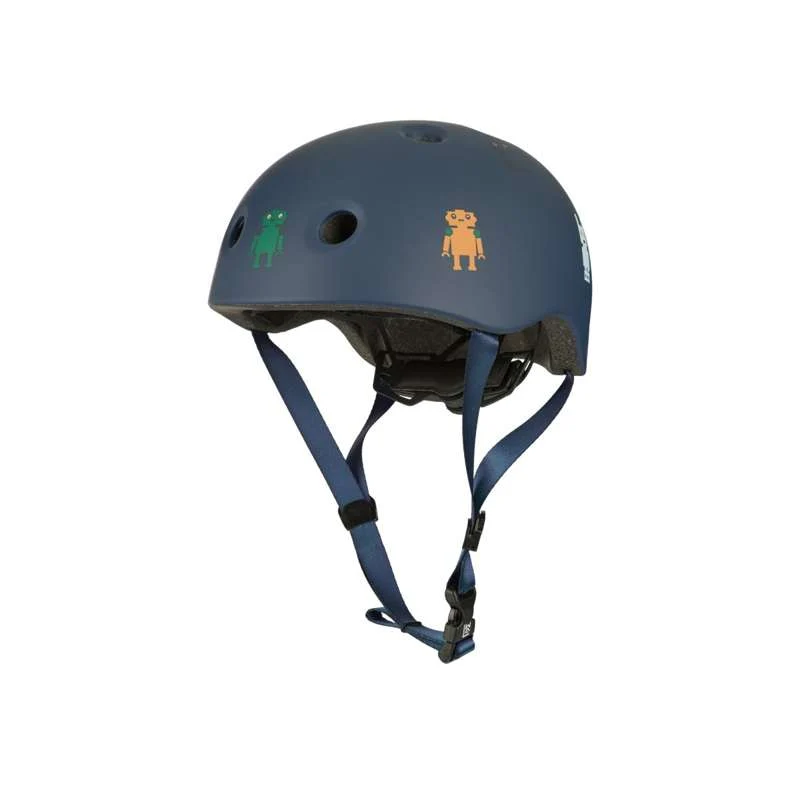 Liewood Hilary Bike Helmet - Robots/Indigo Blue Kit de fixation inclus