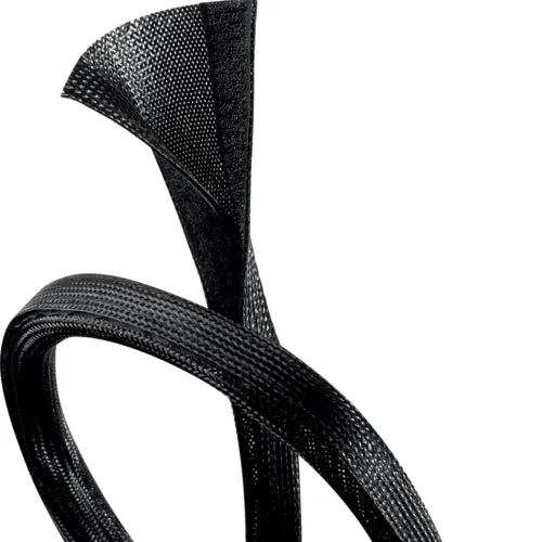 GUAINA RACCOGLICAVI POLIESTERE CON VELCRO D22MM NERO BOCCHIOTTI B02099