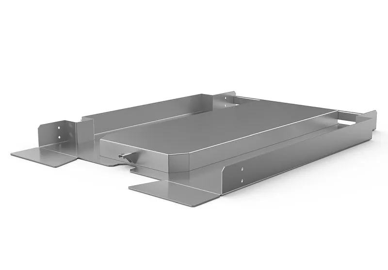 Alphatech Ramp en acier inoxydable insertion du chariot rotatif en acier inoxydable et compensation du sol égal jusqu&...