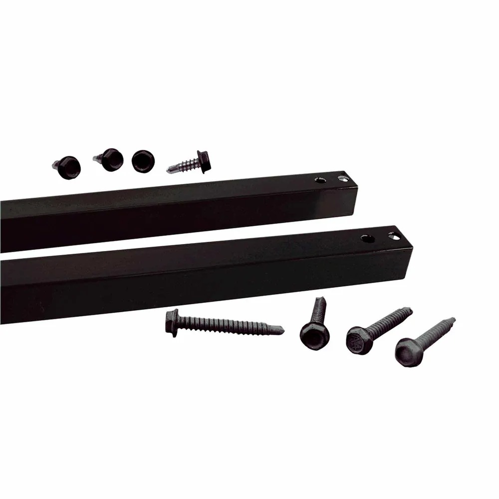 Barreau noir d'attache pour rampe Legacy de 36'', paquet de 2 en noir mat