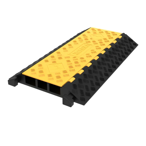 Sangle de fixation 3 Channel Cable Protector Ramp 44000lbs Load Cable Wire Cord Ramp