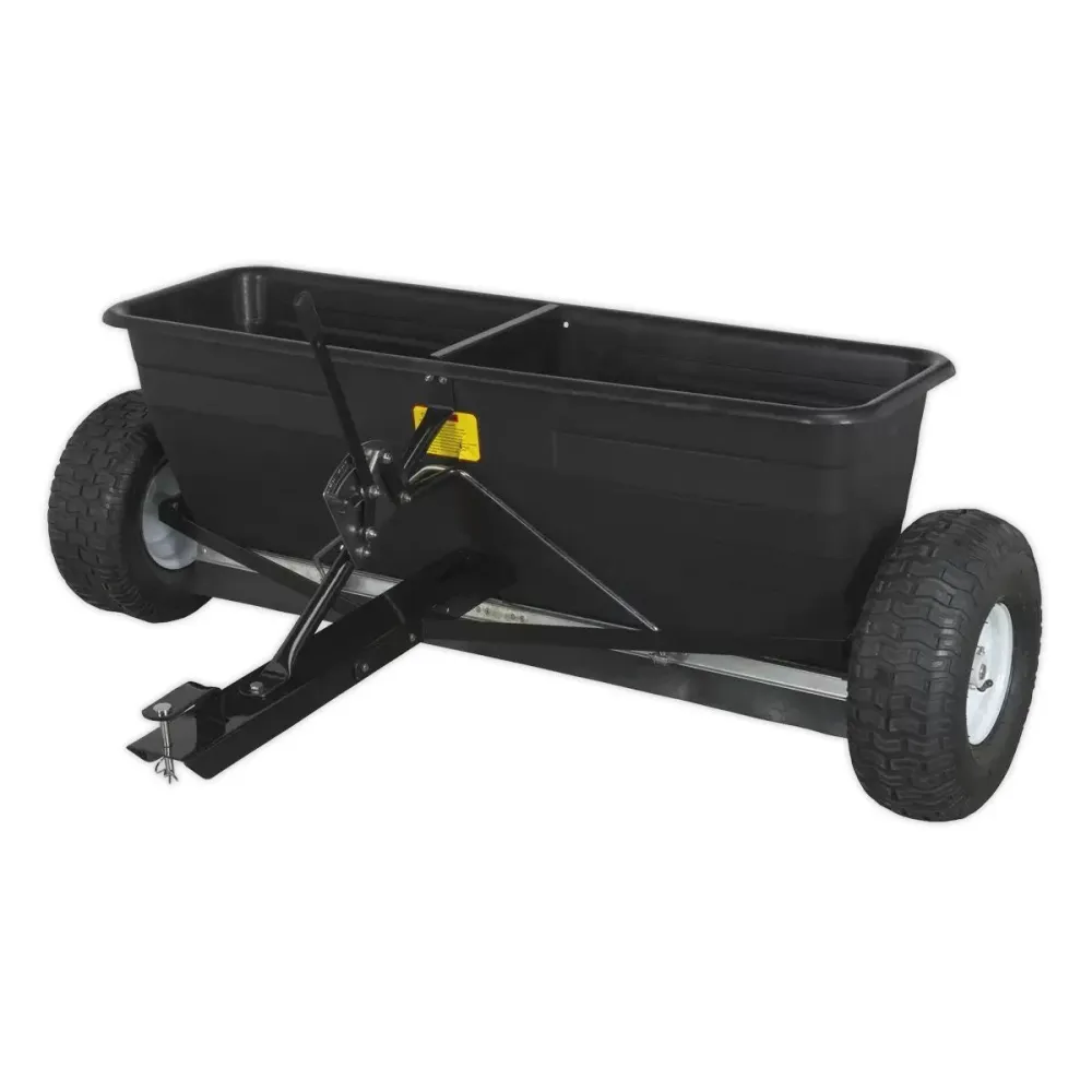 Sealey SPD80T Tow Behind Drop Spreader 80kg pour motards voyageurs