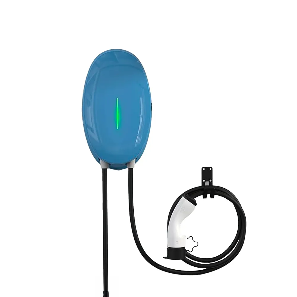 Stazione Di Ricarica Portatile Per Veicoli Elettrici Con Custodia 6-16a 5m avec système antivol