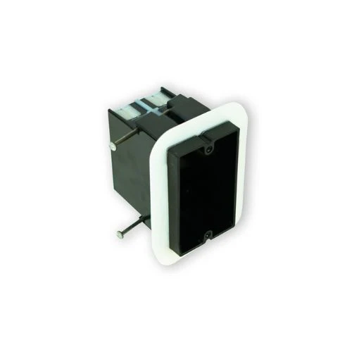 Unitaire Gang Polycarbonate Outlet Electrical Junction Box Black P-221NV (Pack 48)