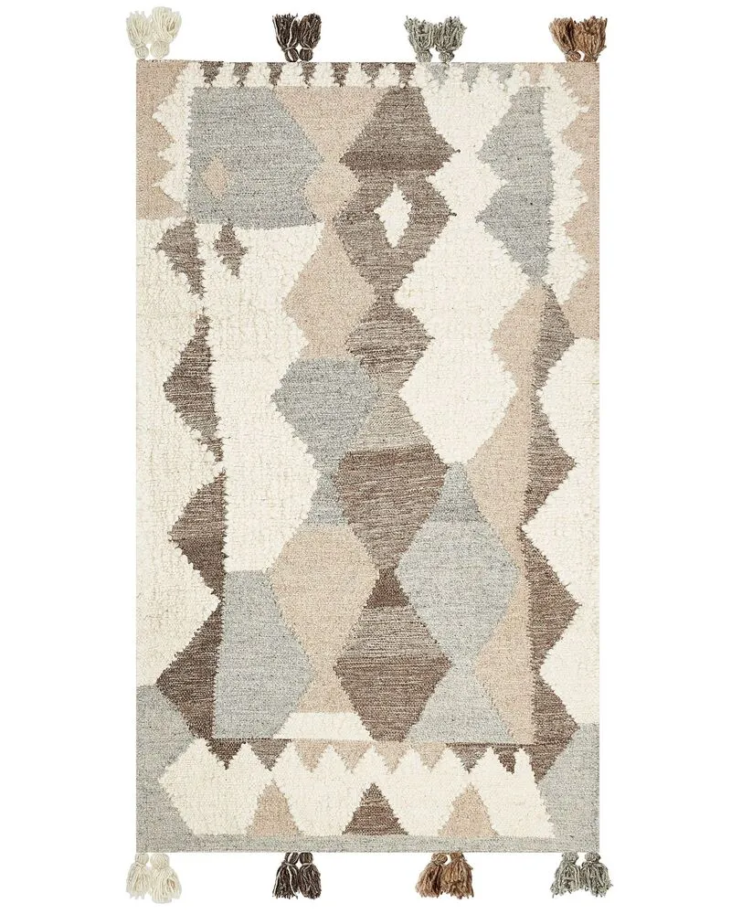 Vloerkleed kelim meerkleurig 80 x 150 cm ARALEZ