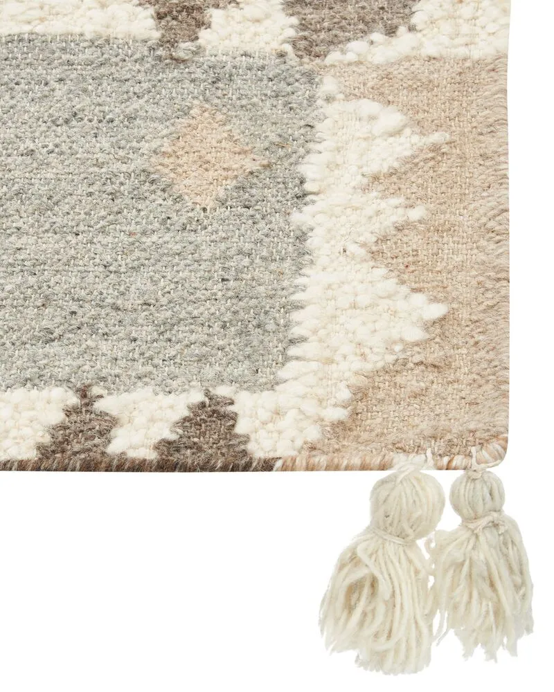 Vloerkleed kelim meerkleurig 80 x 150 cm ARALEZ