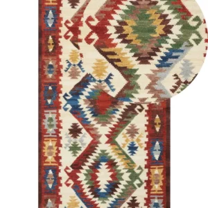 Vloerkleed kelim meerkleurig 80 x 150 cm AREVIK