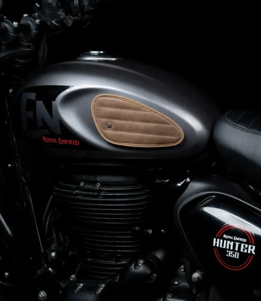 Seitenschutz für Tank für HNTR 350 - Ramble Stripes - Braun