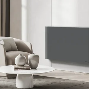 Radiateur électrique inertie sèche Carrera Dakota gris noir 1500W