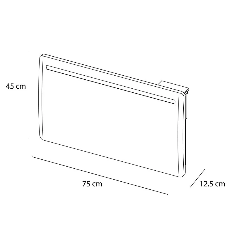 Radiateur électrique à inertie sèche Carrera Volino 1500W