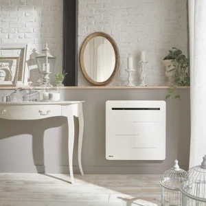 Radiateur électrique à inertie sèche Noirot Amaroc Blanc 1500 W