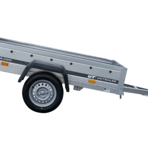 Remorques Remorque de loisirs Garden Trailer 200 KIPP 200×106 cm en noir mat
