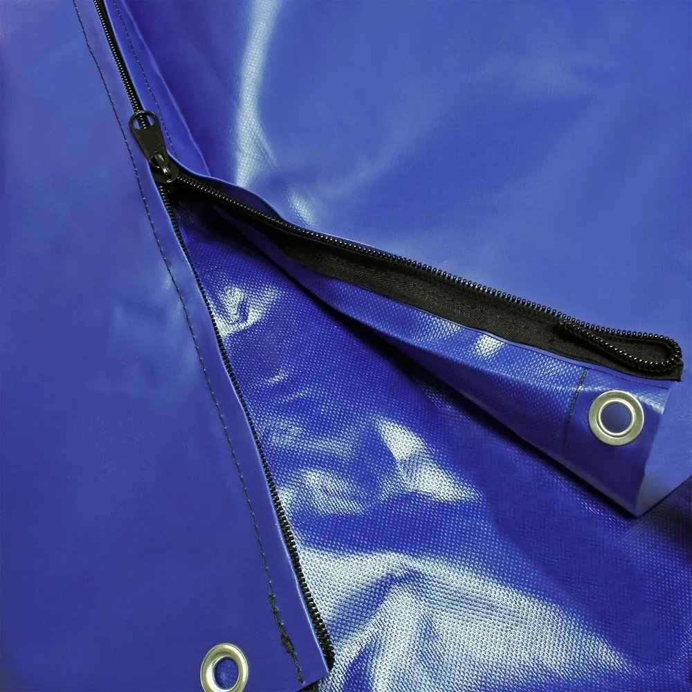 Équipement de toit Bâche de protection pour remorque 207,5 cm 2 fermetures éclair housse 16_0000300