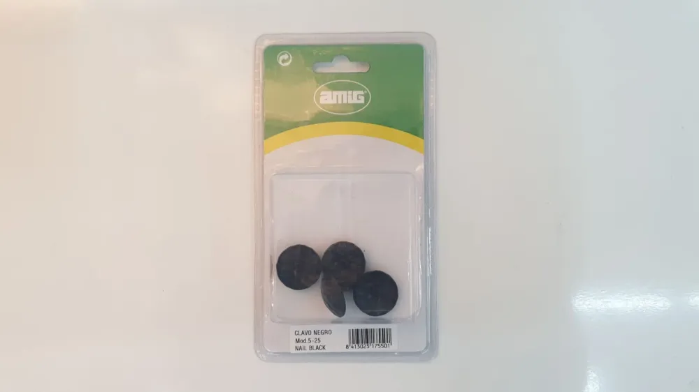AMIG CLAVO 5-25 NEGRO BLISTER an-repuestos