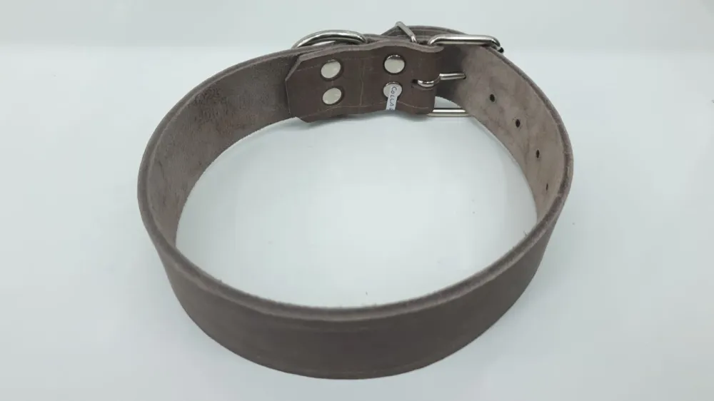 COLLAR PERRO CUERO ANCHO 4CM an-repuestos