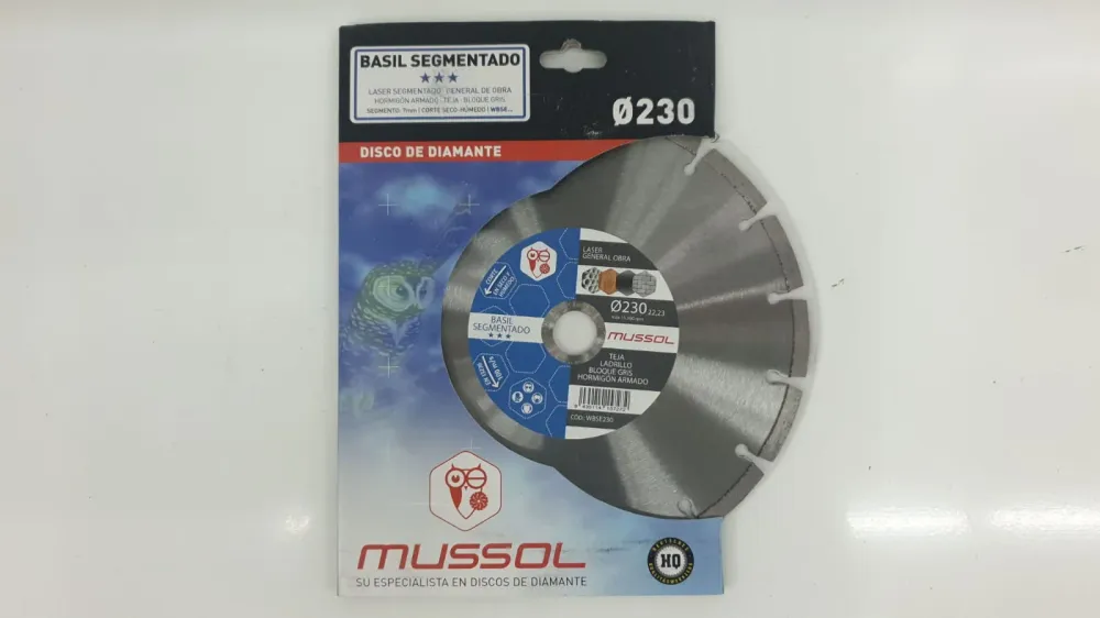 DISCO DIAMANTE MUSSOL 230MM an-repuestos