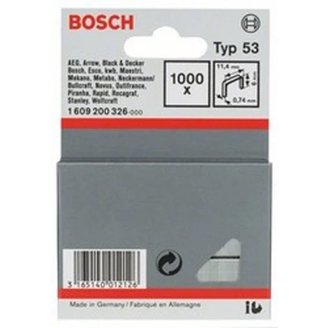 GRAPA TYPE 53 1000 UNID BOSCH an-repuestos
