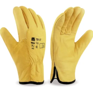 GUANTE PIEL FORRO AMARILLO an-repuestos