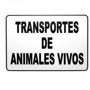 PLACA ANIMALES VIVOS an-repuestos