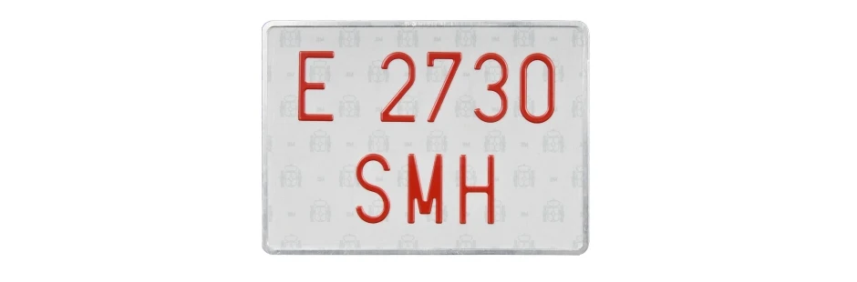 PLACA MATRICULA TRACTOR an-repuestos