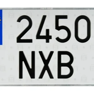 PLACA MATRICULAS ALTA EUROPEA an-repuestos