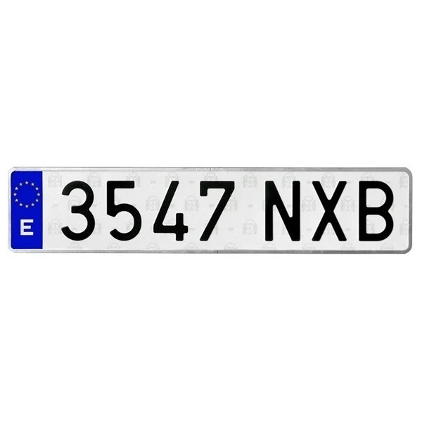 PLACA PARA MATRICULAS an-repuestos