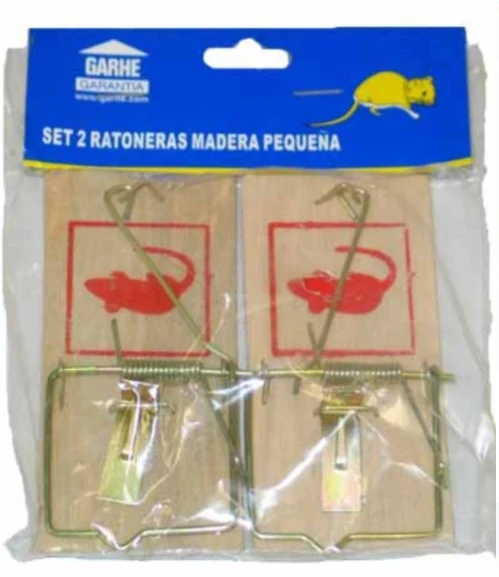 RATONERA MADERA 2 UD PEQUEÑ an-repuestos