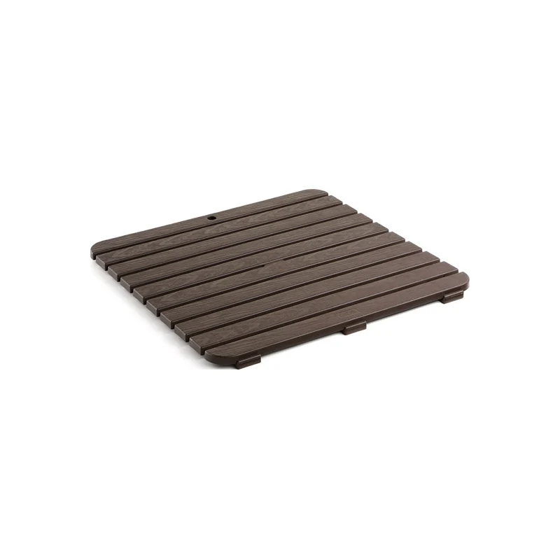 TARIMA DUCHA 55X55 MARRON an-repuestos