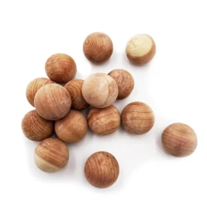 Répulsifs en cèdre - 15 billes avec Support de Montage